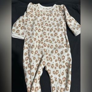 Carters Fleece Cheetah Print Pajamas